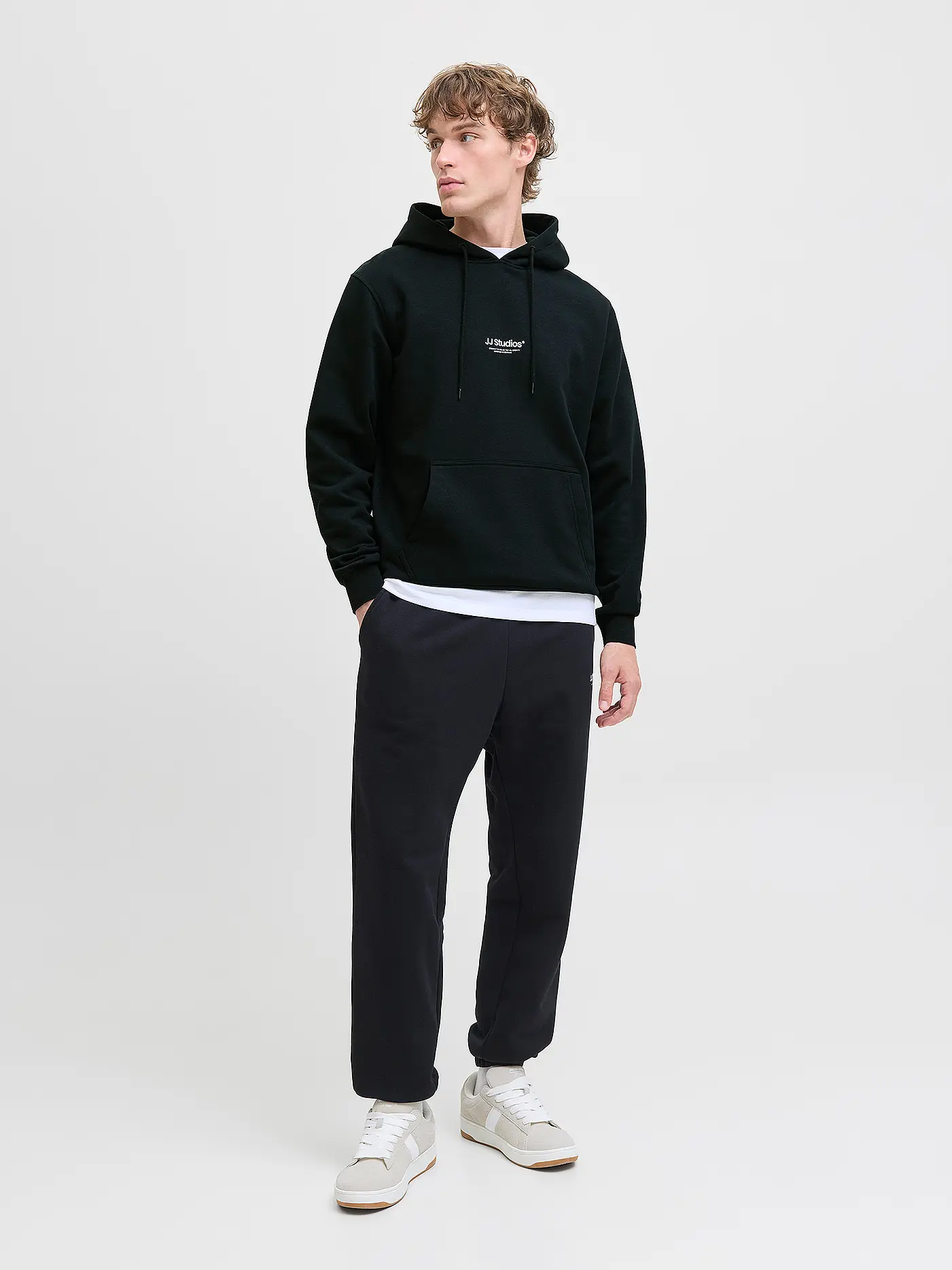 JACK & JONES | Kapuzensweater - Hoodie JJESOHO | schwarz